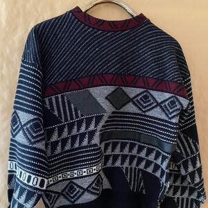 Santa Fe sweatshirt sweater poncho pattern